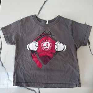 Alabama Crimson Tide Gray Kids T-Shirt